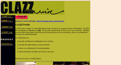Desktop Screenshot of clazzmusic.com